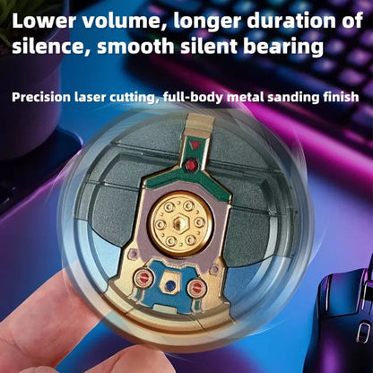 360 Rotating Robot Toy - Ball Deformation Fingertip Gyro Sensory Fidget Toy for Kids & Adults