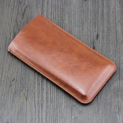 iPhone 12–18 Series Pro Max Plus Air Leather Phone Case - Anti-Fall Protective Pouch Sleeve for Business Use