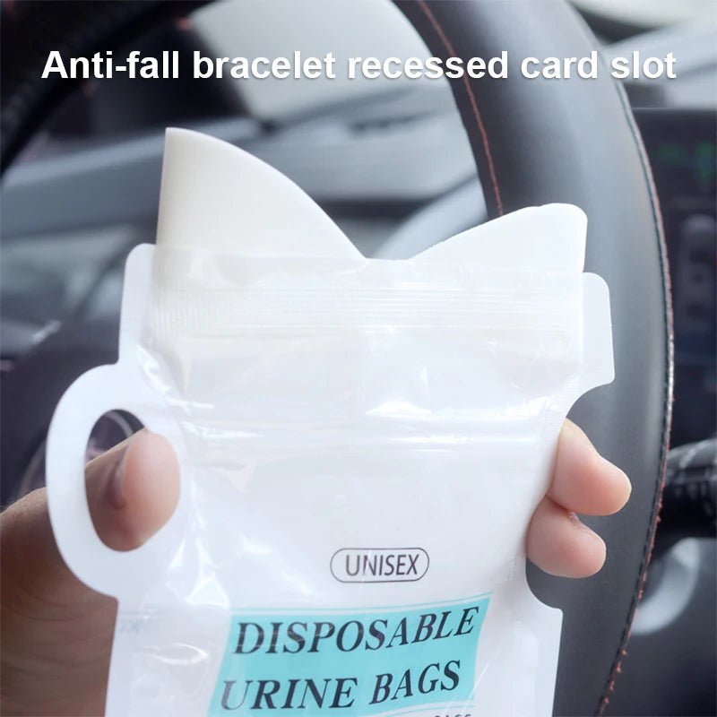SEAMETAL 4Pcs 750ML Portable Emergency Urinal & Vomit Bags – Disposable Travel Mini Toilet Bags for Car, Outdoor & Unisex Use