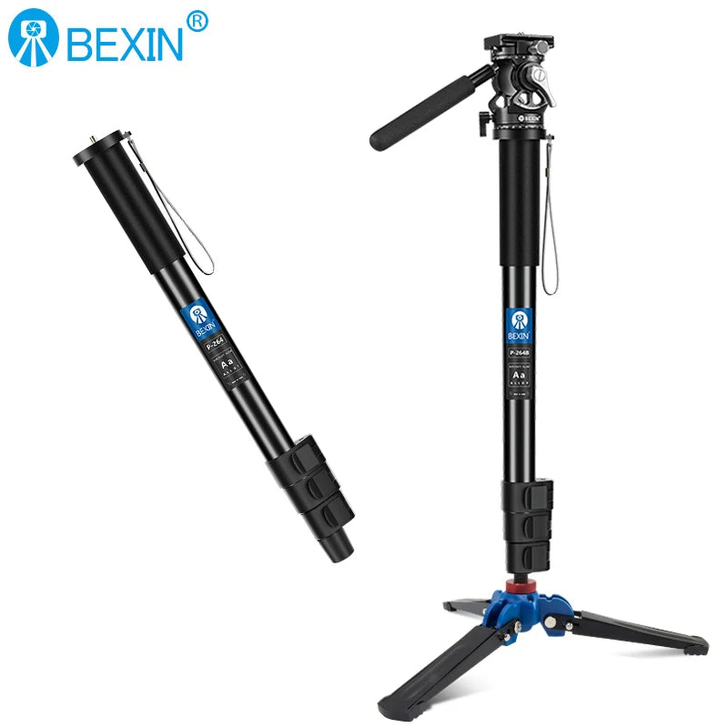 BEXIN Lightweight Aluminum Camera Monopod - DSLR Tripod Mount Adapter Support for Nikon Sony Cameras