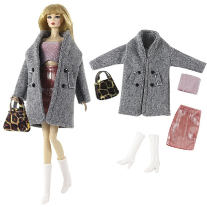 1:6 Scale Doll Clothes Set – Dress Outfit for 11.5-inch (30cm) Dolls, Multiple Styles for Girls’ Gifts