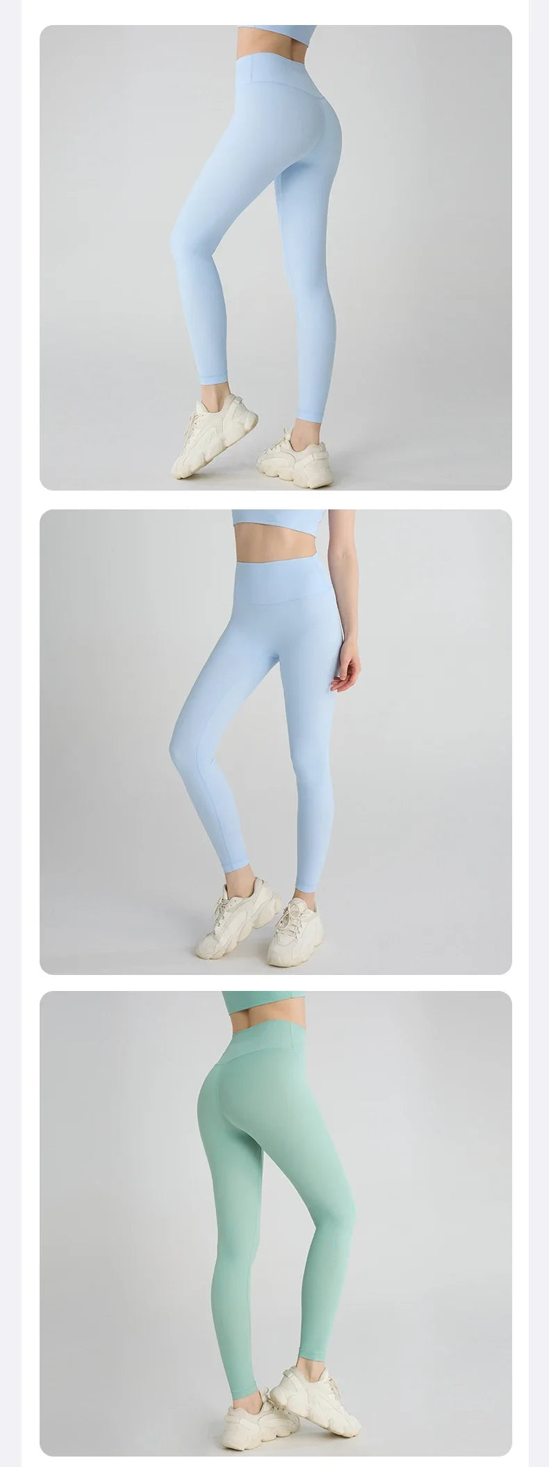 Naked Feeling Yoga Leggings for Women – High-Waisted Hip Lifting Fitness, Running & Cycling Pants