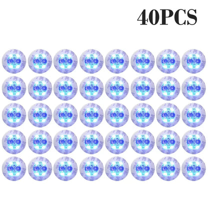100-Pack LED Tableware Mats & Luminous Cup Stickers — Colorful Flashing Bottle Coasters for Bar, Stall, and Party Lighting