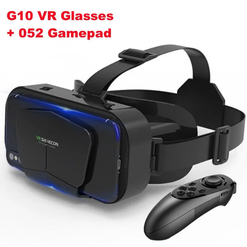 G10 IMAX 3D Virtual Reality Glasses VR Helmet for 4.7-7" Phones - Giant Screen with Game Controller Support