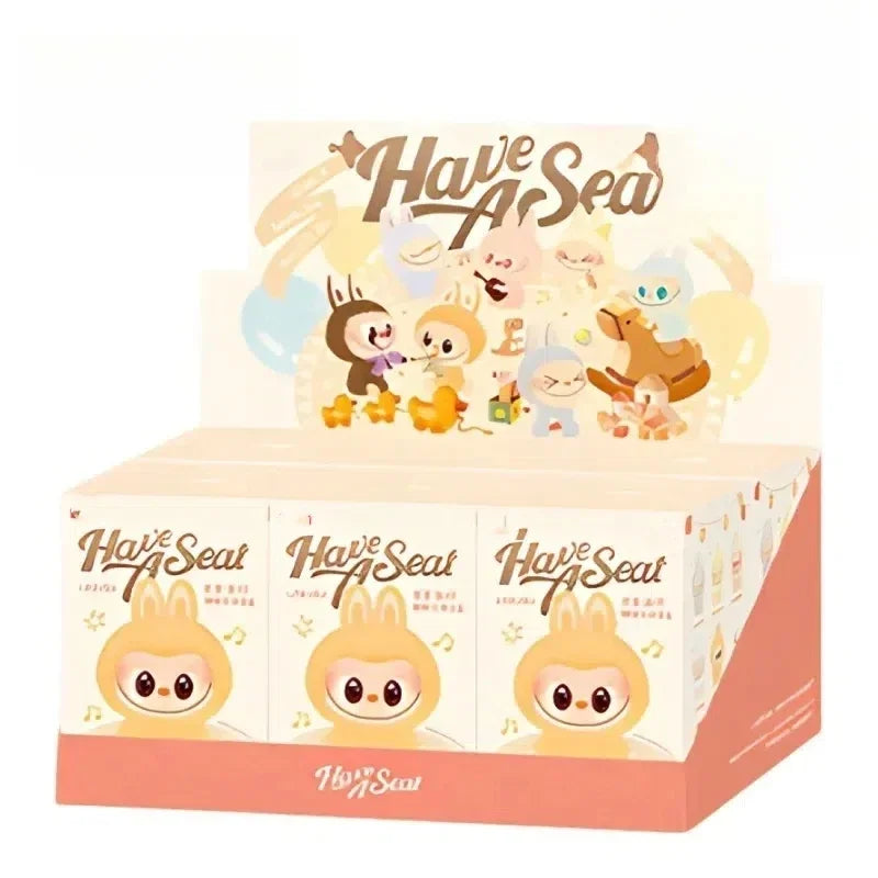 Hot Sale Anime Figure Labubu – Have A Seat Series Vinyl Pendant Doll & Cute Monster Keychain Toy, Birthday Gift