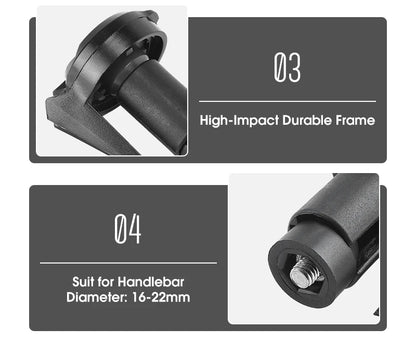 WEST BIKING Adjustable Bicycle Rearview Mirror – Universal Convex Handlebar End Mirror for MTB & Road Bikes