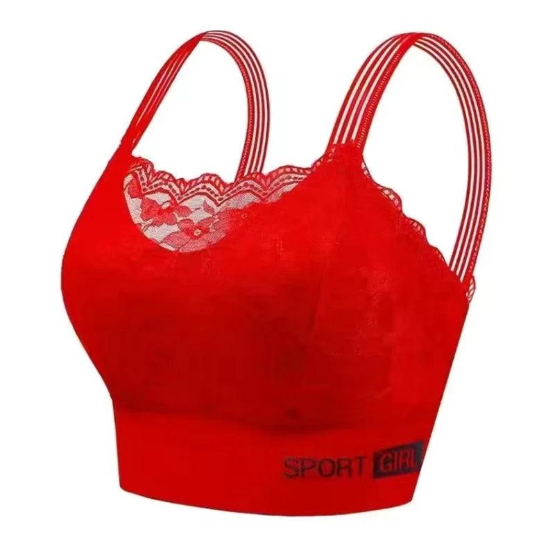 Women’s Sexy Lace Seamless Bra — Large Size Comfortable Breathable Sports Sleep Tube Top