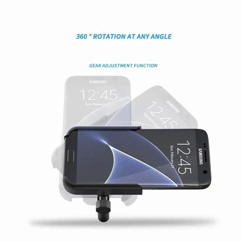 Aluminium Alloy Shockproof Mobile Phone Holder – Motorbike & Electric Car Navigation Mount for Riding & Delivery