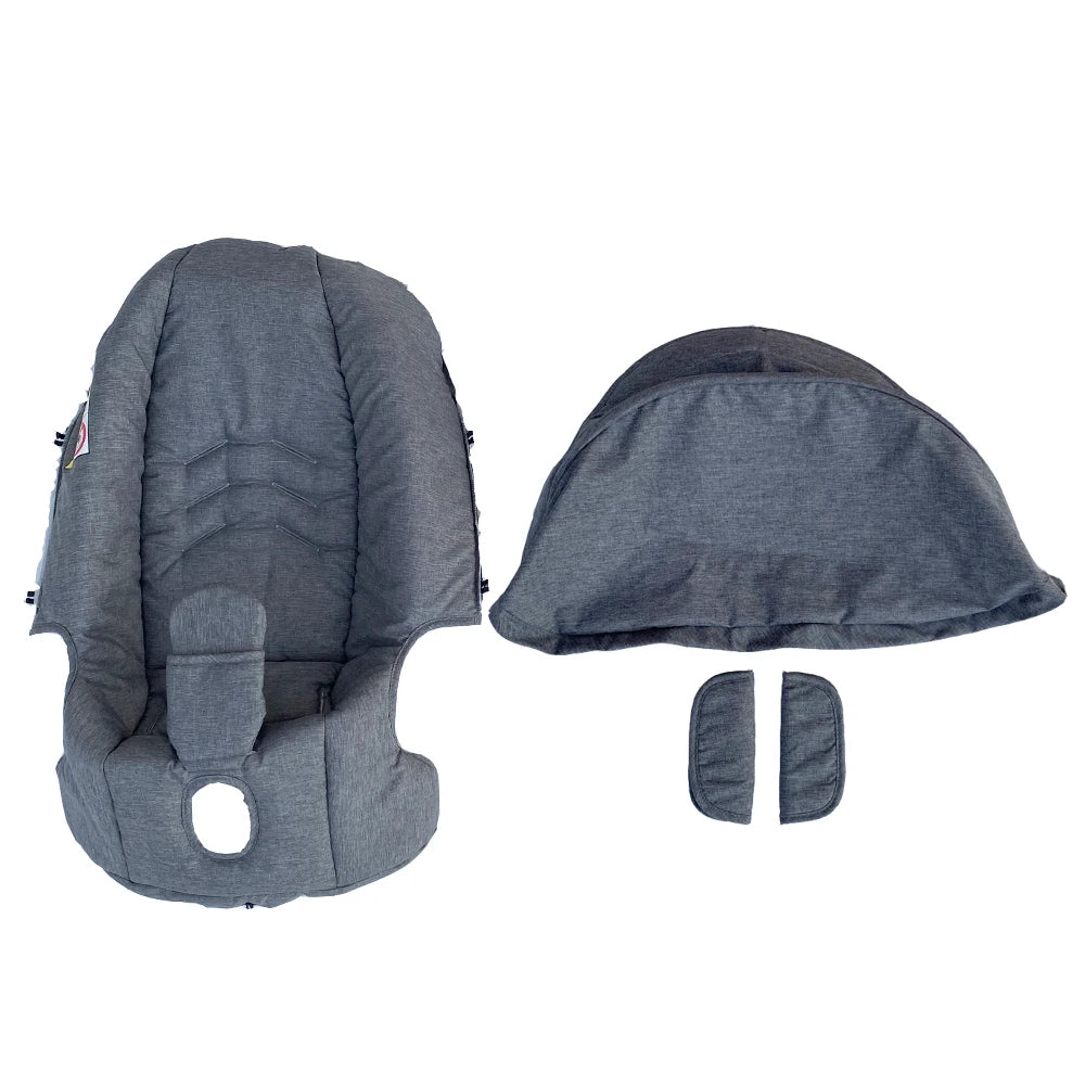Stroller Accessories 4-in-1 Kit — Canopy, Seat Cushion, Changing Cover & Sunshade for Doona Car Seat Stroller
