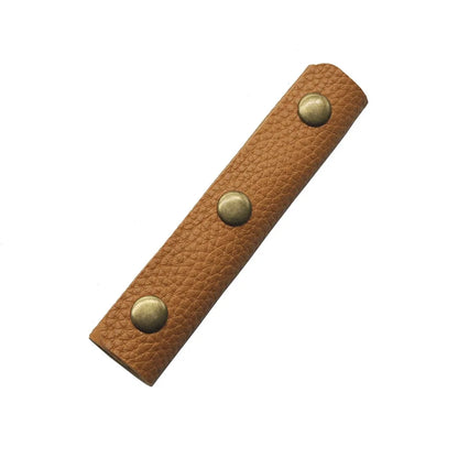 Soft Luggage Shoulder Strap Pad - Protective Leather Grip Cover for Suitcase, Stroller & Travel Bags