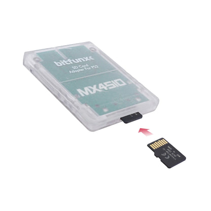Bitfunx MX4SIO SIO2SD Adapter – MicroSD Game Card Reader for PS2 Sony PlayStation 2 Consoles