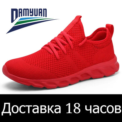 Men's Light Running Shoes – Comfortable, Breathable, Anti-Skid & Wear-Resistant Sneakers for Jogging & Sports