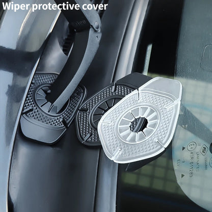 Car Windshield Wiper Hole Protective Cover - Dustproof Bottom Sleeve for Leaves and Debris Prevention