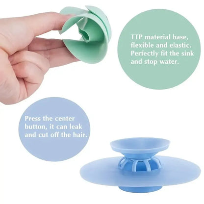  Push-type Sink Stopper & Floor Drain  for a Clog-Free