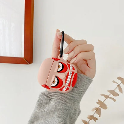 Attack on Titan AirPods Case - Anime Silicone Protective Cover for Apple AirPods
