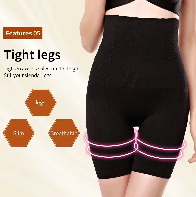 Women’s Seamless High-Waist Shapewear – Butt Lifter Tummy Control Slimming Panty Briefs