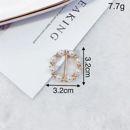 Creative Knot Buckles – Geometric T-Shirt & Scarf Waist Tightening Buttons, Clothing Accessories