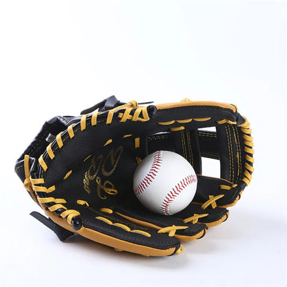 Professional Genuine Leather Baseball Gloves – 11.5/12.5 Inch Mitt for Youth & Adult Softball Training