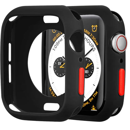 Silicone Protective Case for Apple Watch Series & Ultra - Shockproof Cover for 38mm–49mm Models
