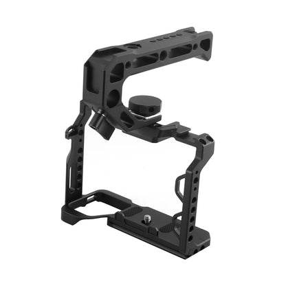 Sony A7 Camera Cage Rig - Arca-Swiss Mount with 1/4" & 3/8" Screws for Vertical & Horizontal Shooting