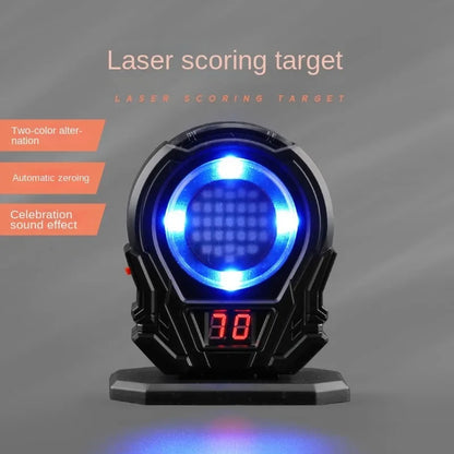 Infrared Laser Target Shooting Practice Toy with Sound Effects – Color Sensitive Electronic Scoring Trainer