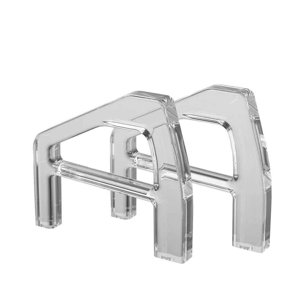 PS5 Slim & PS5 Pro Horizontal Acrylic Stand – Transparent Console Base Holder & Storage Bracket Gaming Accessories