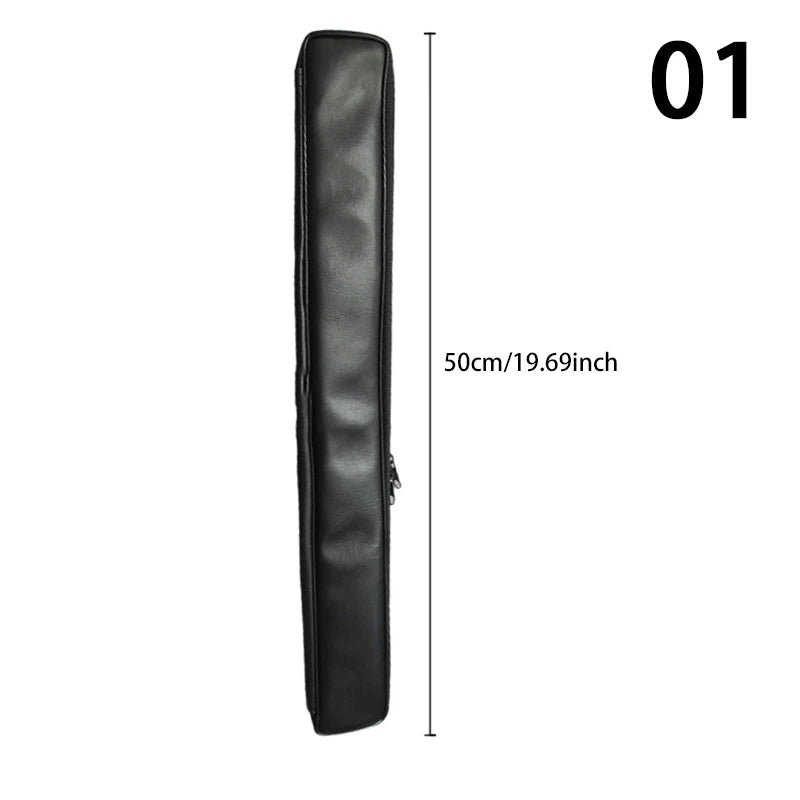 Waterproof Leather Instrument Bag - Thickened Vertical Storage Case for Flute, Piccolo, Saxophone & Wind Instruments