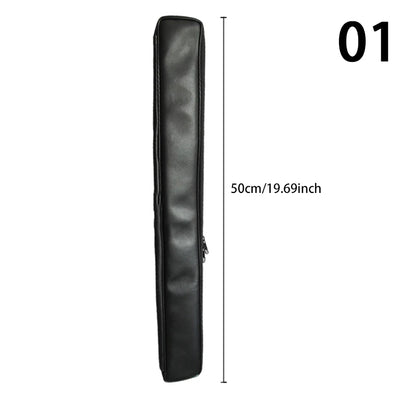 Waterproof Leather Instrument Bag - Thickened Vertical Storage Case for Flute, Piccolo, Saxophone & Wind Instruments