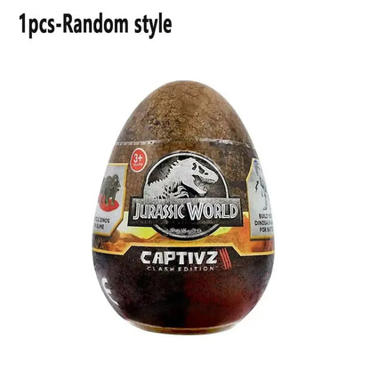 Jurassic World Captive 3 Clash Edition Dinosaur Egg Blind Box — 10cm Mini Slime Surprise, Full Box Collection