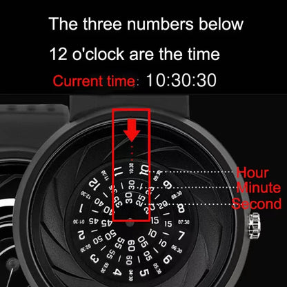 2023 Enmex Men’s Creative Industrial Quartz Watch — Digital Design Light Sports Fashion Wristwatch