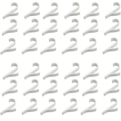 2-6PCS Heated Towel Radiator Hooks — Multi-Purpose Coat, Scarf & Clothes Hangers for Bathroom