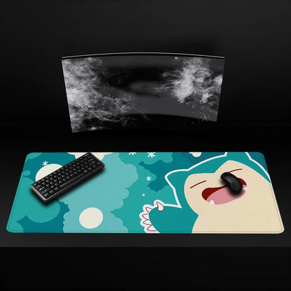 Pokemones Anime XXL Gaming Mousepad – 900x400mm XL Desk Pad, Playmat for Computer & Office Use