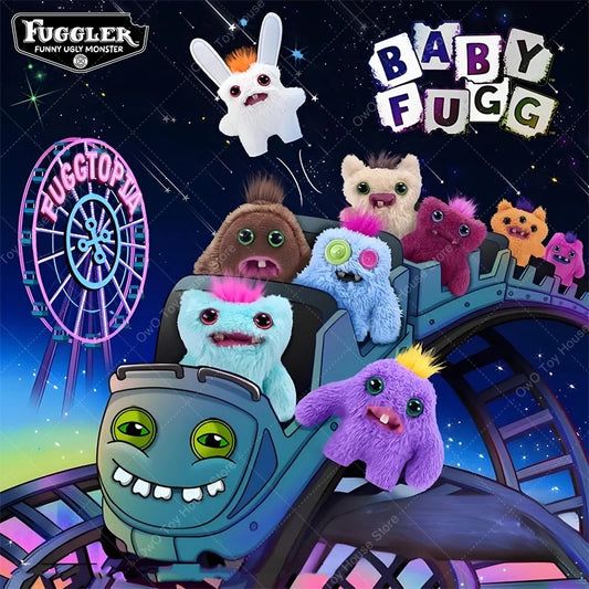 Fugglers Funny Ugly Teeth Plush Toy – Cute Kawaii Baby Fuggs Cartoon Doll Gift