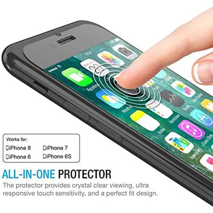 5pcs Premium Tempered Glass Screen Protector – Compatible with iPhone 7, 8, 6, 6s Plus & SE 2020/2022