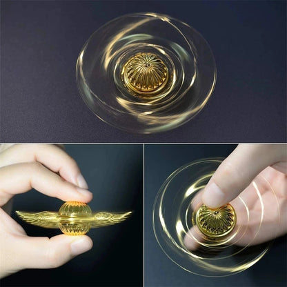 Golden Snitch Cupid Fidget Spinner - Metal Angel Wings Antistress Hand Spinner Toy for Kids & Gifts
