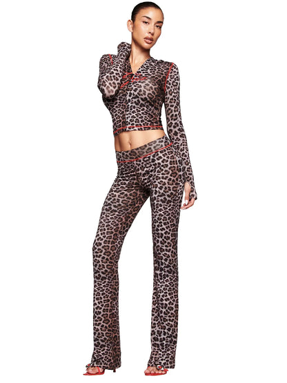 Women’s Letter Print 2-Piece Tracksuit Set - Hooded Zip-Up Coat & Jogger Pants for Autumn and Winter