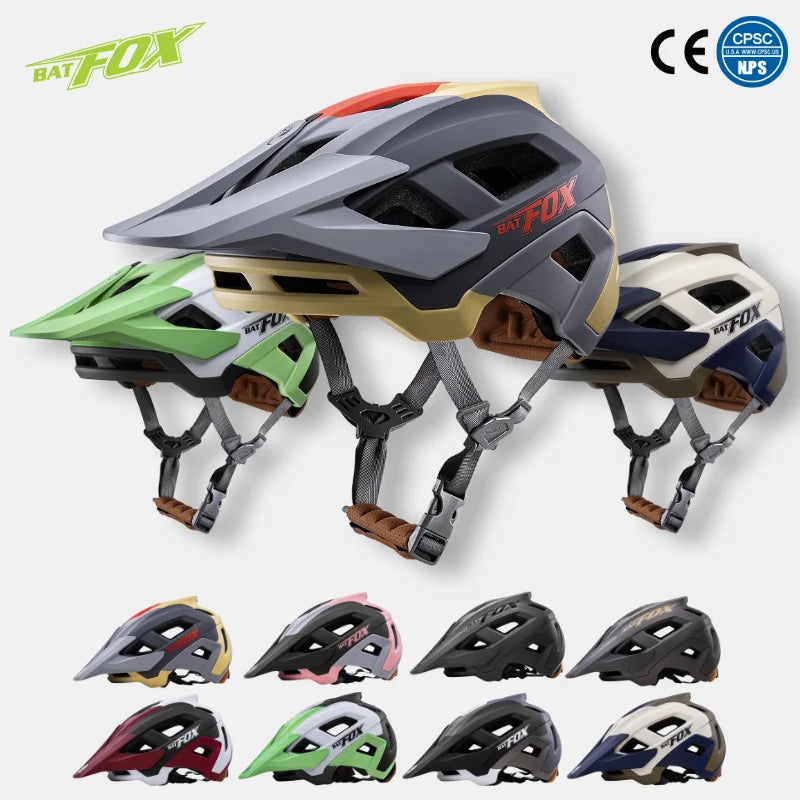 BATFOX Lightweight Cycling Helmet for Men & Women – Road MTB Bicycle Safety Helmet with Comfort Lining, Drop Resistant Protection Bike Gear