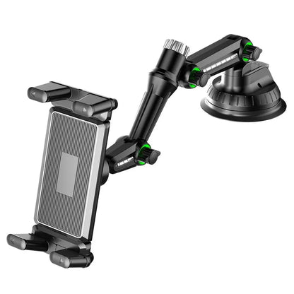 Car Dashboard Tablet & Phone Holder — Suction Mount for 7"-15" Tablets and 4"-7" Phones