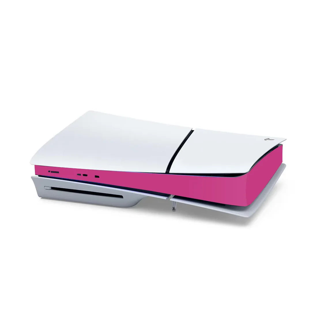 PS5 Slim Carbon Fiber Skin Cover Sticker – Center Console Decal Protective Wrap for PlayStation 5 Accessories (2025 Edition)
