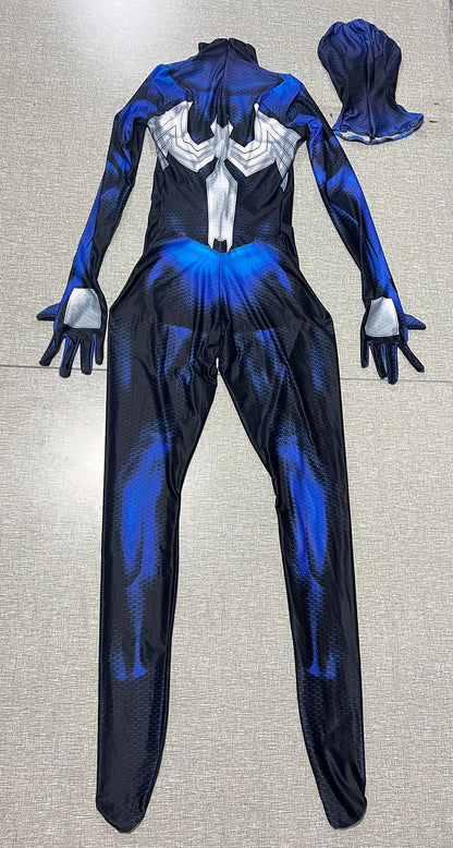 Men’s Spider-Man 2 Venom Cosplay Costume – Adult Zentai Bodysuit for Halloween & Party
