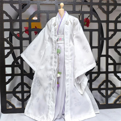 1/6 Scale Classic Ancient Style Immortal Hero Doll Outfit – Elegant Traditional Scholar Hanfu for 12-Inch Male Action Figures