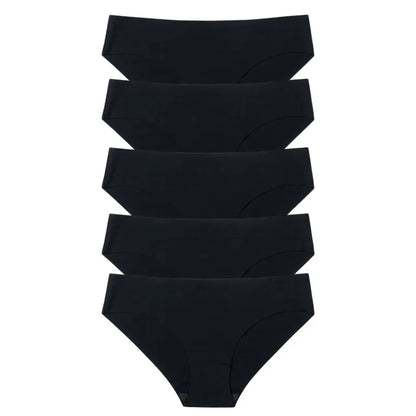 TrowBridge 5PCS Women's Seamless Panties Set – Comfortable Sport Briefs, Soft Breathable Lingerie Underwear