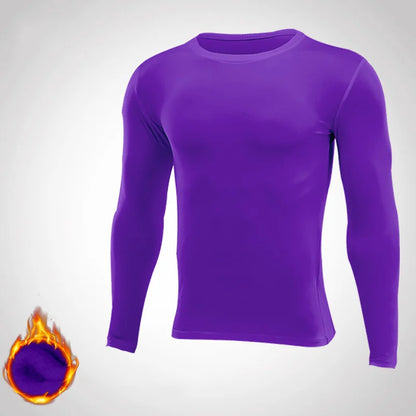 Unisex Compression Long Sleeve Base T-Shirt – Sports Fitness Top for Men, Women & Kids (Running, Gym, Basketball, Football)