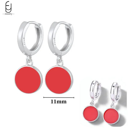 925 Sterling Silver Earrings for Women – Cute Starfish & Shrimp Pendant, Red Chili & Star Enamel Gold Fashion Jewelry