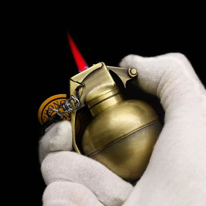 Grenade Model Cigar Lighter – Creative Metal Windproof Cigarette Lighter & Smoking Accessory