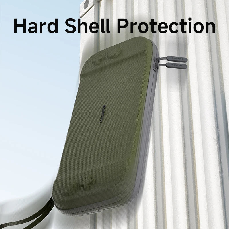 Hagibis Hard Shell Carrying Case for Switch 2 – Portable Travel Bag with 10 Game Cartridge Slots & Protective Cover