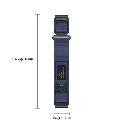 Rugged Nylon Quick Fit Watch Band — Compatible with Garmin Fenix E 8/7X/7/6/6X/5/5X/3HR