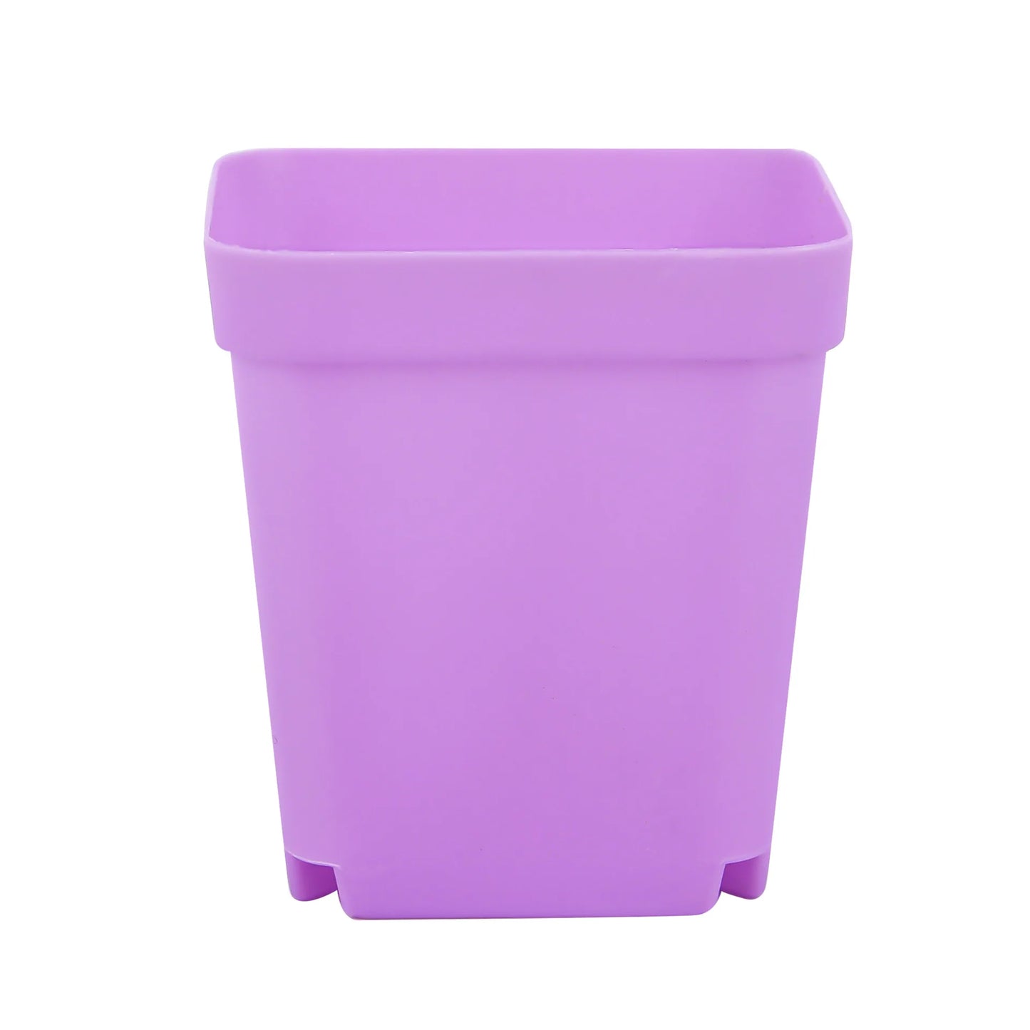 10PCS Mini Gardening Pots Set - Small Square Plastic Pots in Seven Colors, Perfect for Succulents and Seedlings - TMZ Seedling Tray Collection