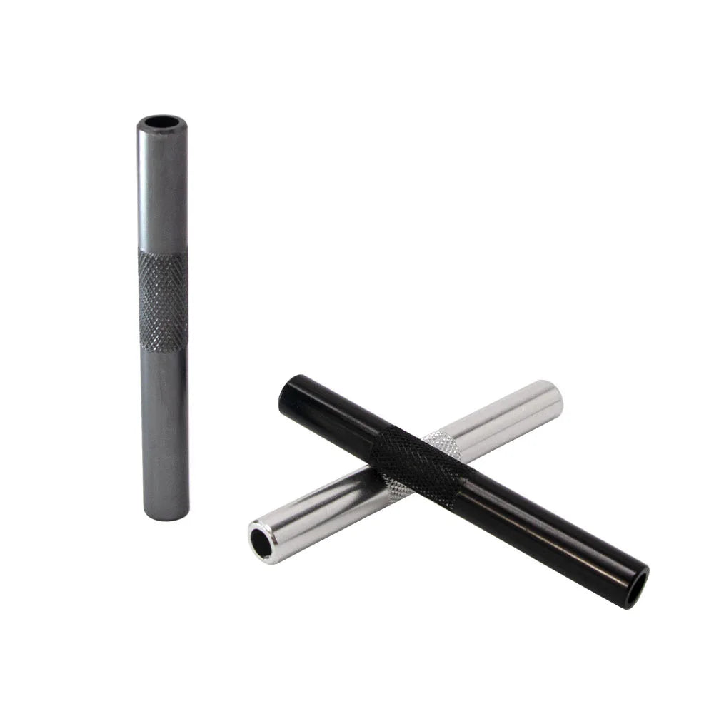 Metal Straw & Smoking Pipe — Portable Aluminium Alloy Tube Gadget for Men, Cigarette Accessory