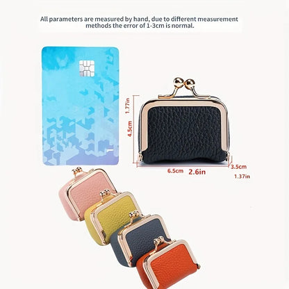 2026 Women's PU Leather Jewelry Box - Mini Ring, Necklace, Earring & Coin Storage Case